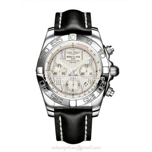 Breitling Chronomat 44 Stainless Steel / Sierra Silver Roman / Calf AB011012.G676.435X Breitling Chronomat 44 Stainless Steel / Sierra Silver Roman / Calf AB011012.G676.435X