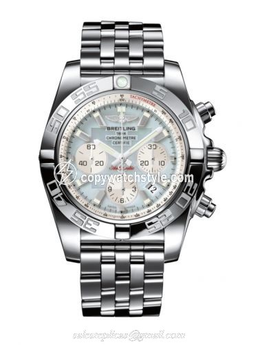 Breitling Chronomat 44 Stainless Steel / Gray Pearl / Bracelet AB011012.G685.375A Breitling Chronomat 44 Stainless Steel / Gray Pearl / Bracelet AB011012.G685.375A