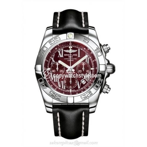 Breitling Chronomat 44 Stainless Steel / Mirage Red / Calf AB011012.K522.435X Breitling Chronomat 44 Stainless Steel / Mirage Red / Calf AB011012.K522.435X