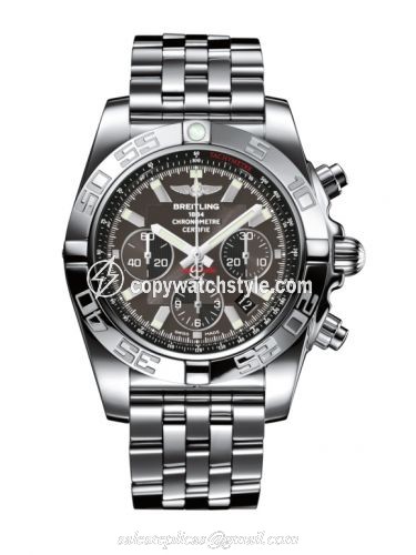 Breitling Chronomat 44 Stainless Steel / Carbon Black / Bracelet AB011012.M524.375A Breitling Chronomat 44 Stainless Steel / Carbon Black / Bracelet AB011012.M524.375A