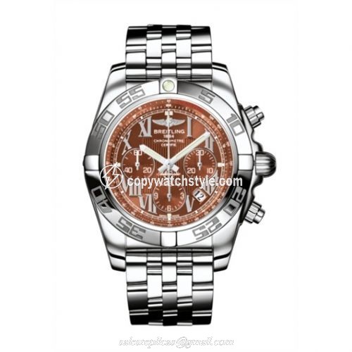 Breitling Chronomat 44 Stainless Steel / Amber / Bracelet AB011012.Q566.375A Breitling Chronomat 44 Stainless Steel / Amber / Bracelet AB011012.Q566.375A