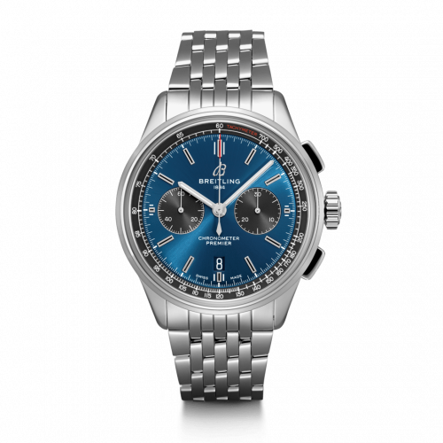 Breitling Premier B01 Chronograph 42 Stainless Steel / Blue / Bracelet AB0118A61C1A1 Breitling Premier B01 Chronograph 42 Stainless Steel / Blue / Bracelet AB0118A61C1A1