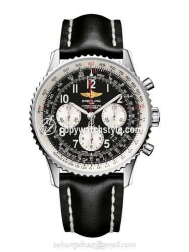 Breitling Navitimer 01 43 Stainless Steel / Black Arabic / Calf / Pin AB012012/BB02/435X/A20BA.1 Breitling Navitimer 01 43 Stainless Steel / Black Arabic / Calf / Pin AB012012/BB02/435X/A20BA.1