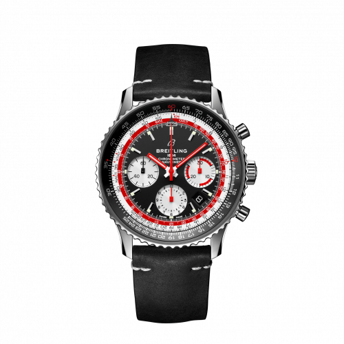 Breitling Navitimer 1 B01 Chronograph 43 Stainless Steel / Airline Editions SwissAir / Calf / Pin AB01211B1B1X1 Breitling Navitimer 1 B01 Chronograph 43 Stainless Steel / Airline Editions SwissAir / Calf / Pin AB01211B1B1X1