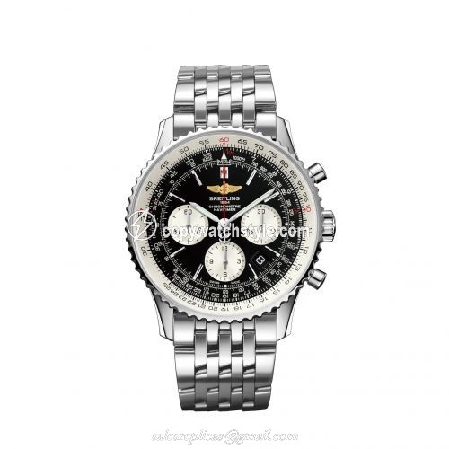 Breitling Navitimer 1 B01 Chronograph 43 Stainless Steel / Black / Japan Special Edition AB0121211B2A1 Breitling Navitimer 1 B01 Chronograph 43 Stainless Steel / Black / Japan Special Edition AB0121211B2A1