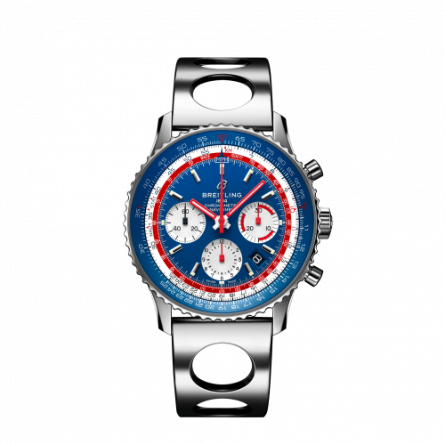 Breitling Navitimer 1 B01 Chronograph 43 Stainless Steel / Airline Editions Pan Am / Air Racer AB01212B1C1A2 Breitling Navitimer 1 B01 Chronograph 43 Stainless Steel / Airline Editions Pan Am / Air Racer AB01212B1C1A2