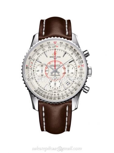 Breitling Montbrillant 01 Stainless Steel / Mercury Silver / Calf AB013012.G709.431X Breitling Montbrillant 01 Stainless Steel / Mercury Silver / Calf AB013012.G709.431X