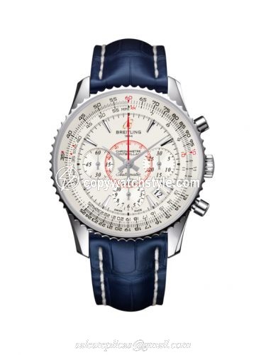 Breitling Montbrillant 01 Stainless Steel / Mercury Silver / Croco AB013012.G709.718P Breitling Montbrillant 01 Stainless Steel / Mercury Silver / Croco AB013012.G709.718P