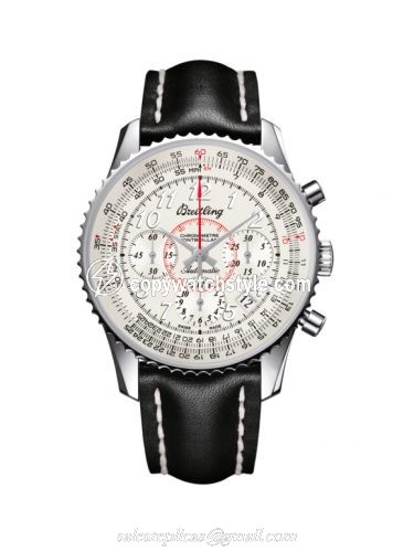 Breitling Montbrillant 01 Stainless Steel / Mercury Silver / Calf AB013012.G735.428X Breitling Montbrillant 01 Stainless Steel / Mercury Silver / Calf AB013012.G735.428X