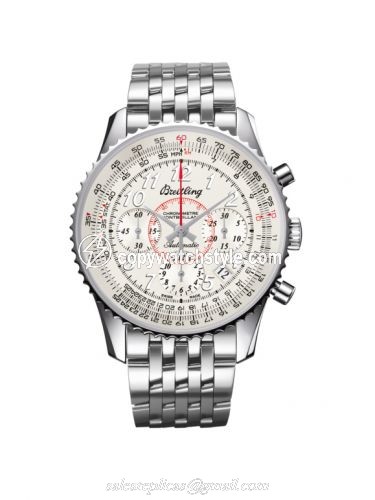 Breitling Montbrillant 01 Stainless Steel / Mercury Silver / Bracelet AB013012.G735.448A Breitling Montbrillant 01 Stainless Steel / Mercury Silver / Bracelet AB013012.G735.448A