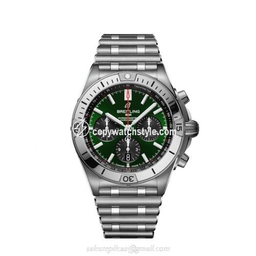 Breitling Chronomat B01 42 Stainless Steel / Bentley / Rouleaux AB01343A1L1A1 Breitling Chronomat B01 42 Stainless Steel / Bentley / Rouleaux AB01343A1L1A1