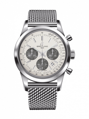 Breitling Transocean Chronograph Stainless Steel / Panda / Ocean Classic AB0152121G1A1 Breitling Transocean Chronograph Stainless Steel / Panda / Ocean Classic AB0152121G1A1