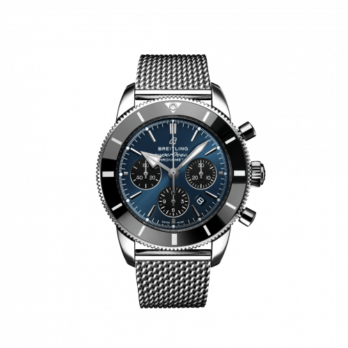 Breitling Superocean Heritage II B01 Chronograph 44 Stainless Steel / Blue / Bracelet AB0162121C1A1 Breitling Superocean Heritage II B01 Chronograph 44 Stainless Steel / Blue / Bracelet AB0162121C1A1