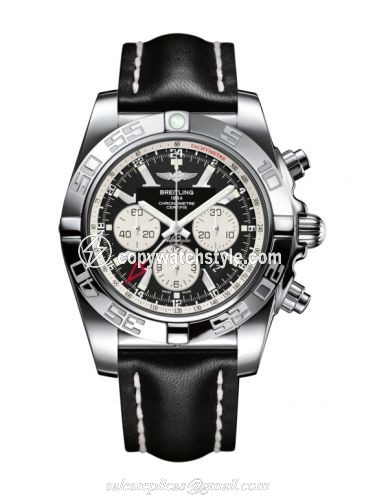 Breitling Chronomat 47 GMT Stainless Steel / Onyx Black / Calf AB041012.BA69.441X Breitling Chronomat 47 GMT Stainless Steel / Onyx Black / Calf AB041012.BA69.441X
