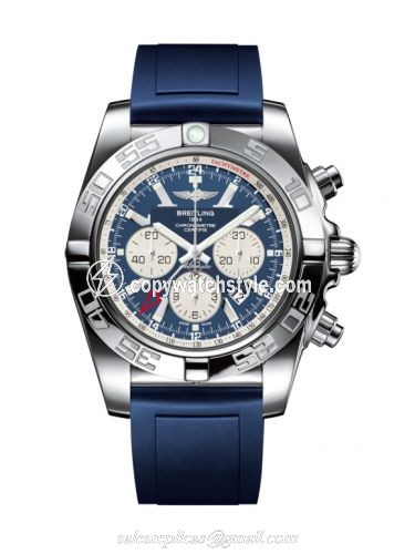 Breitling Chronomat 47 GMT Stainless Steel / Metallica Blue / Rubber AB041012.C834.139S Breitling Chronomat 47 GMT Stainless Steel / Metallica Blue / Rubber AB041012.C834.139S