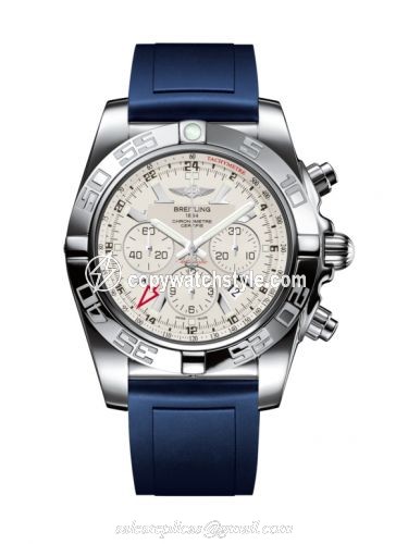 Breitling Chronomat 47 GMT Stainless Steel / Sierra Silver / Rubber AB041012.G719.139S Breitling Chronomat 47 GMT Stainless Steel / Sierra Silver / Rubber AB041012.G719.139S