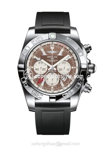 Breitling Chronomat 47 GMT Stainless Steel / Metallica Brown / Rubber AB041012.Q586.135S Breitling Chronomat 47 GMT Stainless Steel / Metallica Brown / Rubber AB041012.Q586.135S