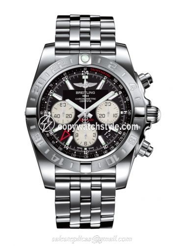 Breitling Chronomat 44 GMT Stainless Steel / Onyx Black / Bracelet AB042011.BB56.375A Breitling Chronomat 44 GMT Stainless Steel / Onyx Black / Bracelet AB042011.BB56.375A