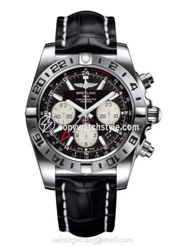 Breitling Chronomat 44 GMT Stainless Steel / Onyx Black / Bracelet AB0420B9.BB56.743P