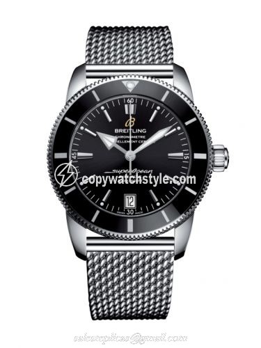 Breitling Superocean Heritage II 42 Stainless Steel / Black / Black / Bracelet AB2010121B1A1 Breitling Superocean Heritage II 42 Stainless Steel / Black / Black / Bracelet AB2010121B1A1
