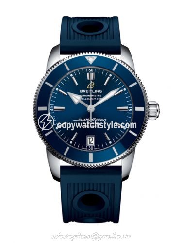 Breitling Superocean Heritage II 42 Stainless Steel / Blue / Blue / Rubber / Pin AB201016/C960/211S/A20S.1 Breitling Superocean Heritage II 42 Stainless Steel / Blue / Blue / Rubber / Pin AB201016/C960/211S/A20S.1