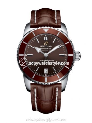 Breitling Superocean Heritage II 42 Stainless Steel / Bronze / Bronze / Croco AB201033.Q617.739P