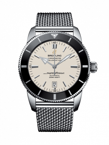 Breitling Superocean Heritage II 46 Stainless Steel / Black / Silver / Bracelet AB202012/G828/152A Breitling Superocean Heritage II 46 Stainless Steel / Black / Silver / Bracelet AB202012/G828/152A