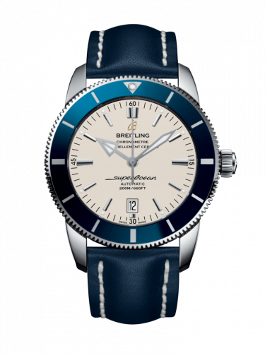 Breitling Superocean Heritage II 46 Stainless Steel / Blue / Silver / Calf / Folding AB202016/G828/102X/A20D.1 Breitling Superocean Heritage II 46 Stainless Steel / Blue / Silver / Calf / Folding AB202016/G828/102X/A20D.1