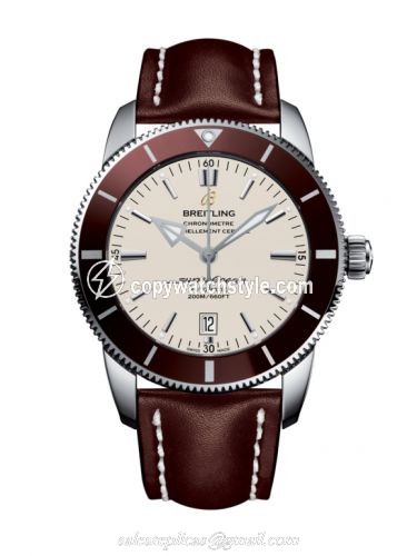 Breitling Superocean Heritage II 46 Stainless Steel / Bronze / Silver / Calf / Pin AB202033/G828/443X/A20BA.1