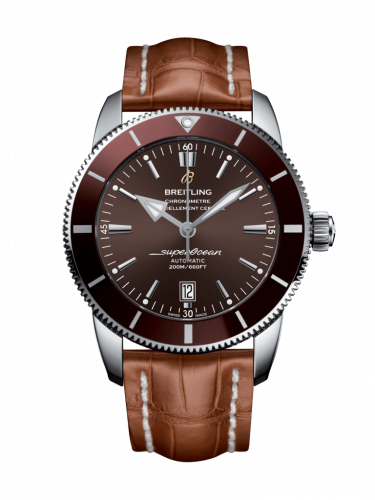 Breitling Superocean Heritage II 46 Stainless Steel / Bronze / Bronze / Croco / Pin AB202033/Q618/754P/A20BA.1 Breitling Superocean Heritage II 46 Stainless Steel / Bronze / Bronze / Croco / Pin AB202033/Q618/754P/A20BA.1