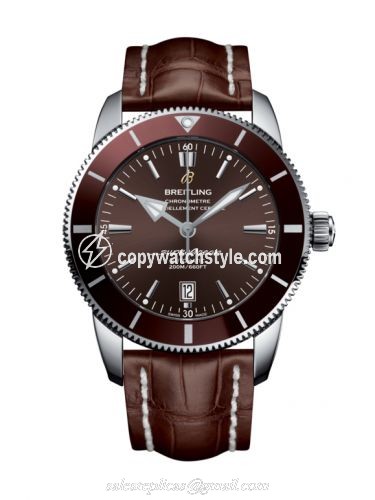 Breitling Superocean Heritage II 46 Stainless Steel / Bronze / Bronze / Croco / Pin AB202033/Q618/756P/A20BA.1 Breitling Superocean Heritage II 46 Stainless Steel / Bronze / Bronze / Croco / Pin AB202033/Q618/756P/A20BA.1