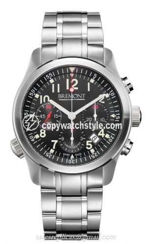 Bremont ALT1-P Pilot Black Bracelet ALT1PBKbr