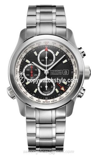 Bremont ALT1-WT Worldtimer Black Bracelet ALT1WTBKbr