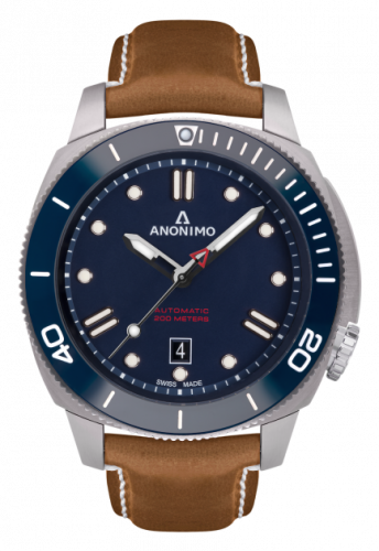 Anonimo Nautilo Automatic Stainless Steel / Blue / Leather AM-1002.06.004.A06 Anonimo Nautilo Automatic Stainless Steel / Blue / Leather AM-1002.06.004.A06