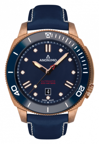 Anonimo Nautilo Automatic Bronze / Blue / Leather AM-1002.07.005.A07 Anonimo Nautilo Automatic Bronze / Blue / Leather AM-1002.07.005.A07
