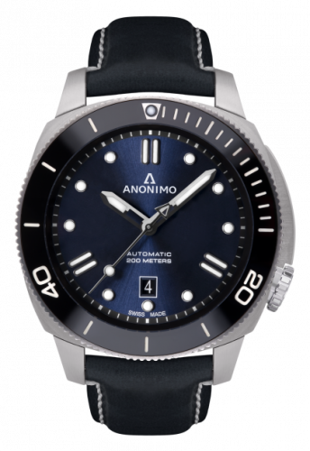 Anonimo Nautilo Automatic Stainless Steel / Navy Blue / Leather AM-1002.09.006.A03 Anonimo Nautilo Automatic Stainless Steel / Navy Blue / Leather AM-1002.09.006.A03