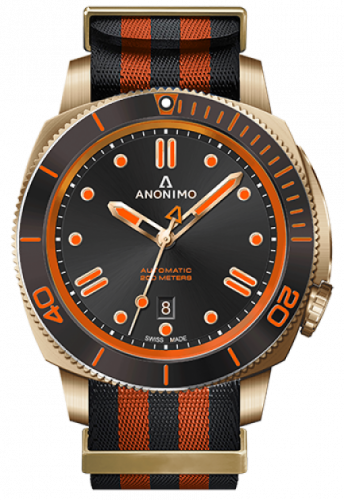 Anonimo Nautilo Automatic Bronze / Black / NATO AM-1002.12.007.A17 Anonimo Nautilo Automatic Bronze / Black / NATO AM-1002.12.007.A17