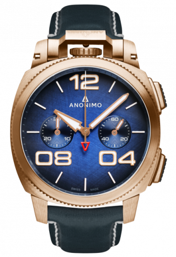 Anonimo Militare Chrono Bronze / Blue / Leather AM-1120.04.003.A03 Anonimo Militare Chrono Bronze / Blue / Leather AM-1120.04.003.A03