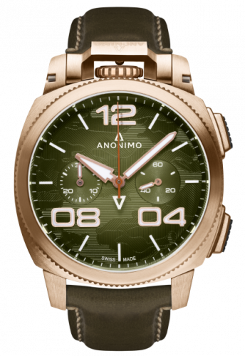 Anonimo Militare Automatic Bronze / Green Camouflage / Leather AM-1123.01.001.A05 Anonimo Militare Automatic Bronze / Green Camouflage / Leather AM-1123.01.001.A05