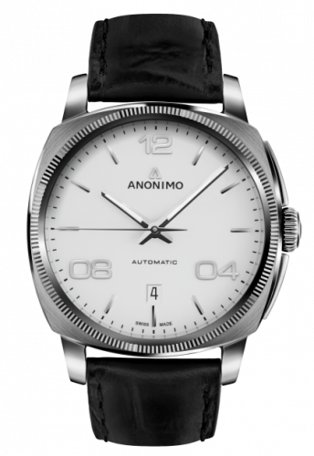 Anonimo Epurato Automatic Stainless Steel / White / Leather AM-4000.01.100.W11