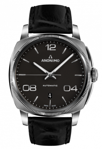 Anonimo Epurato Automatic Stainless Steel / Anthracite / Leather AM-4000.01.101.W11 Anonimo Epurato Automatic Stainless Steel / Anthracite / Leather AM-4000.01.101.W11