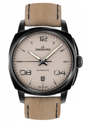 Anonimo Epurato Automatic Stainless Steel / DLC / Sand / Leather AM-4000.02.229.K19 Anonimo Epurato Automatic Stainless Steel / DLC / Sand / Leather AM-4000.02.229.K19