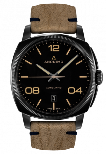 Anonimo Epurato Automatic Stainless Steel / DLC / Black / Leather AM-4000.02.292.K19 Anonimo Epurato Automatic Stainless Steel / DLC / Black / Leather AM-4000.02.292.K19