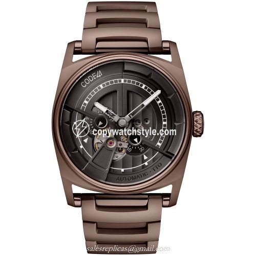 CODE41 Anomaly-01 Brown PVD / Brown AN01-BR-ST-MET-BR CODE41 Anomaly-01 Brown PVD / Brown AN01-BR-ST-MET-BR