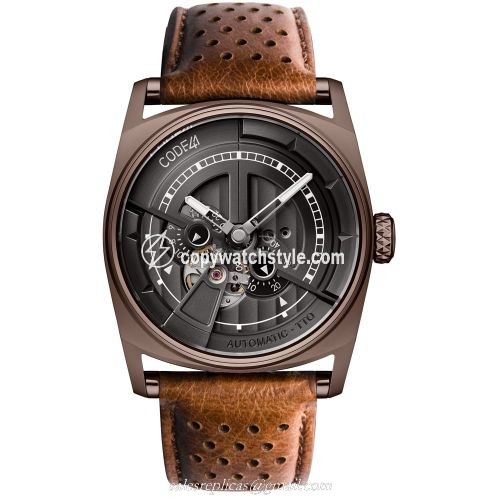 CODE41 Anomaly-01 Brown PVD / Brown AN01-BR-ST-PER-BE CODE41 Anomaly-01 Brown PVD / Brown AN01-BR-ST-PER-BE