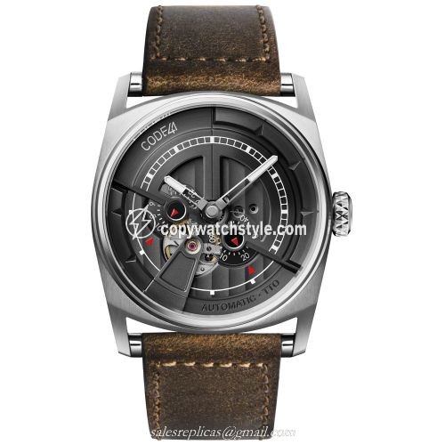 CODE41 Anomaly-01 Stainless Steel / Black AN01-IN-BK-ST-COU-VB CODE41 Anomaly-01 Stainless Steel / Black AN01-IN-BK-ST-COU-VB