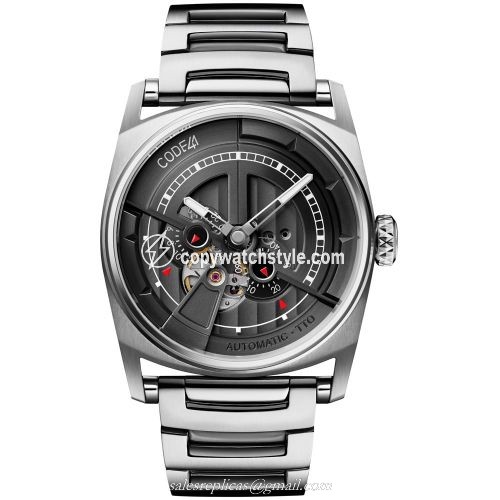 CODE41 Anomaly-01 Stainless Steel / Black AN01-IN-BK-ST-MET-IN