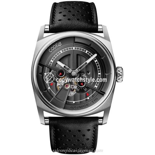 CODE41 Anomaly-01 Stainless Steel / Black AN01-IN-BK-ST-PER-BK
