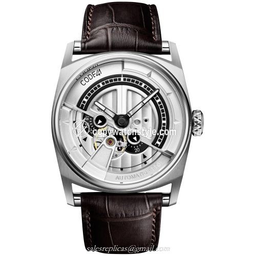 CODE41 Anomaly-01 Stainless Steel / Silver AN01-IN-SIL-ST-ALIG-BR