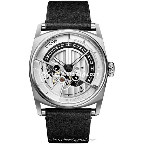CODE41 Anomaly-01 Stainless Steel / Silver AN01-IN-SIL-ST-BK CODE41 Anomaly-01 Stainless Steel / Silver AN01-IN-SIL-ST-BK